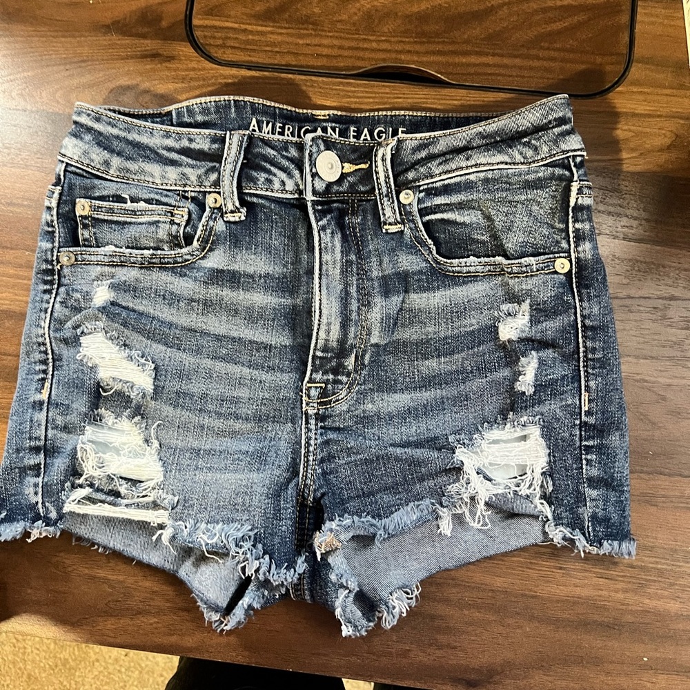 American Eagle Next Level Stretch Denim Shorts. Size 6
